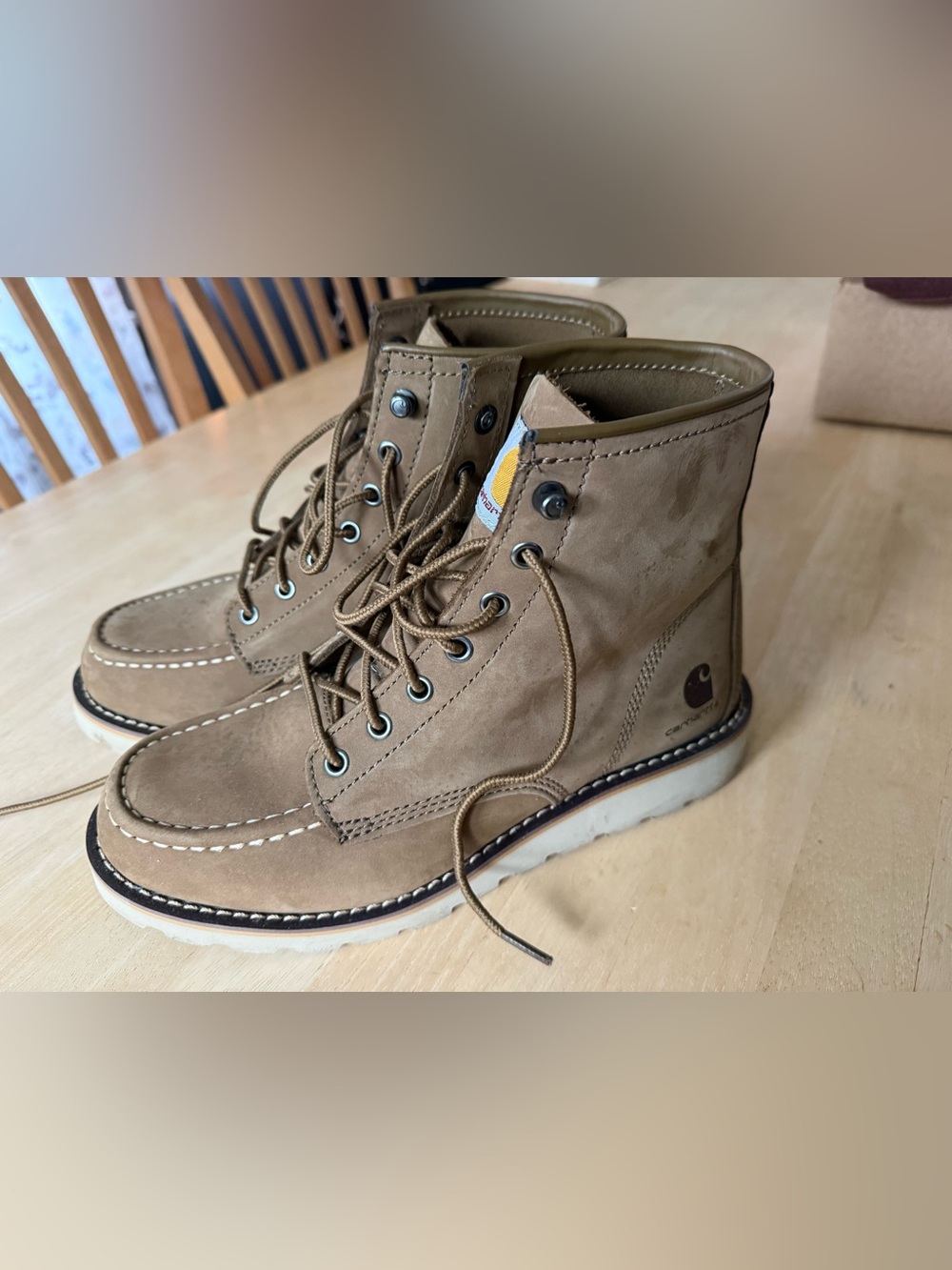 Carhartt Women's 6-inch Moc Soft Toe Wedge Boots